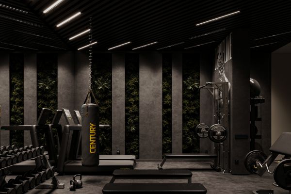 Спортивный зал в доме