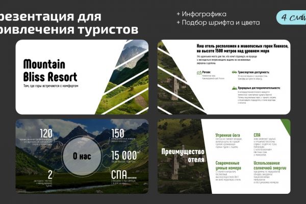 Дизайн презентации для туризма