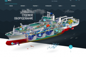 Сайт-каталог. Судовое оборудование