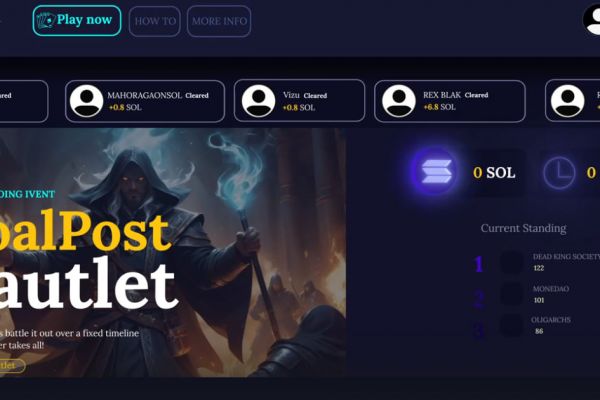 Анимация для игрового сайта