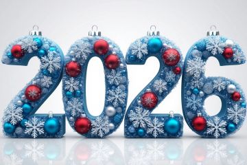 Новогодняя нейро цифра 2026