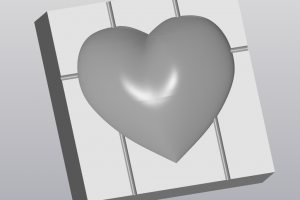 Форма для шоколадного яйца, stl файл