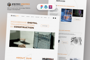 Дизайн и создание сайта для компании Zero Zero Dimensions