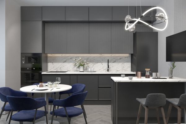 Квартира в новостройке 65 м.кв. для молодой семьи с двумя детьми