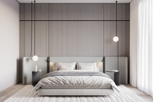 Современная спальня в квартире