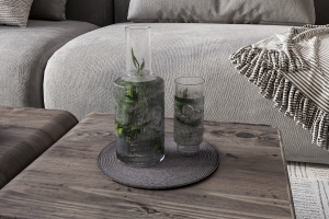 Визуализация кухни-гостиной