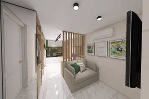 Гардеробная для девушки, которая очень любит красивую одежду и обувь, любит комфорт и уют.