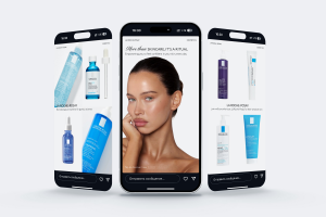Разработка серии Instagram-историй для косметического бренда La Roche-Posay.