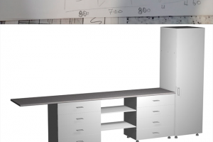 Тумба в ванную 3550х600х2000