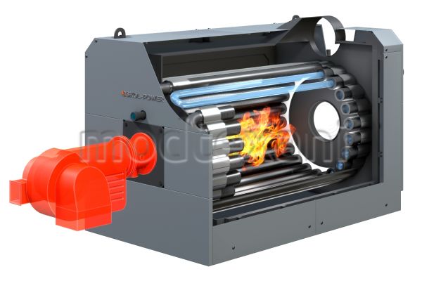 Визуализация - промышленный котёл