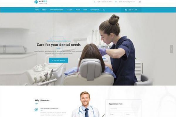 Сайт стоматологической клиники