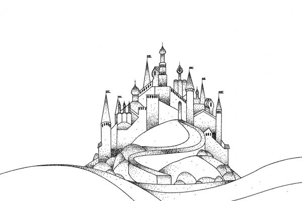 Книжные иллюстрации к сказке о Царе Салтане