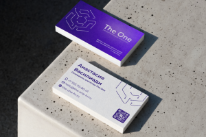 Визитка и буклет для HR агентства