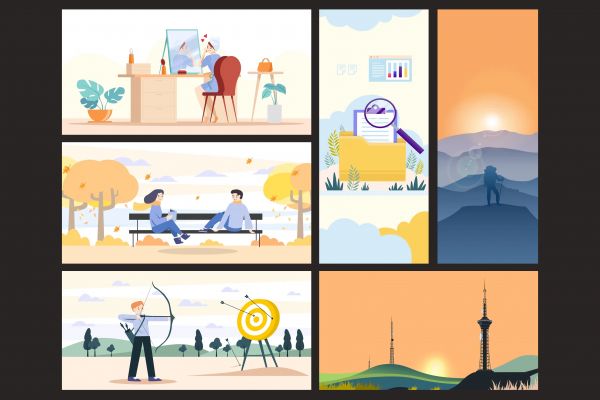 Фоновые иллюстрации для сайта