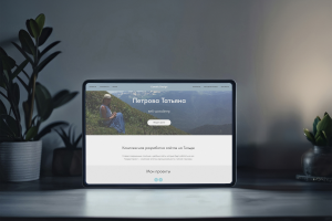 Сайт визитка для веб-дизайнера