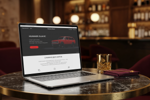 Продающий сайт для нового автомобиля