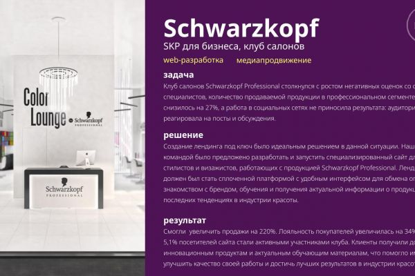 Schwarzkopf (SKP для бизнеса, клуб салонов)