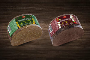 Дизайн этикетки для зерновых хлебов