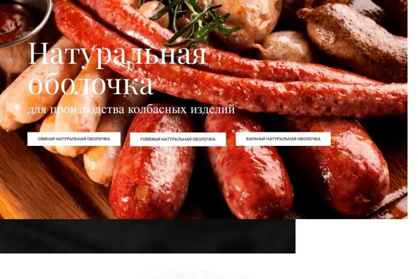 Карпоративный сайт для одного из крупнейших производителей натуральной оболочки в СНГ