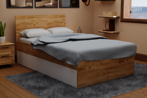 Визуализация кровати в интерьере