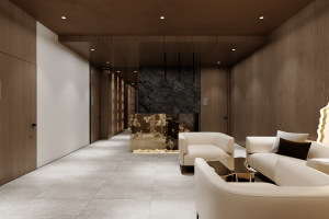 Вестибюль спа в термальном комплексе