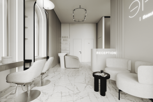 Дизайн интерьера салона красоты г. Москва