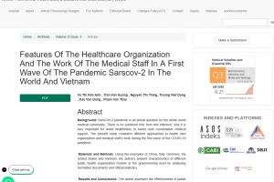 Научная статья для зарубежного журнала