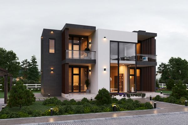 3д визуализация индивидуального дома