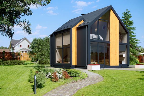 3д визуализация каркасного дома "Раум"