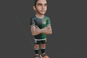 Модель футболиста миникс фигурка