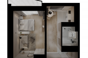 Дизайн проект однокомнатной квартиры