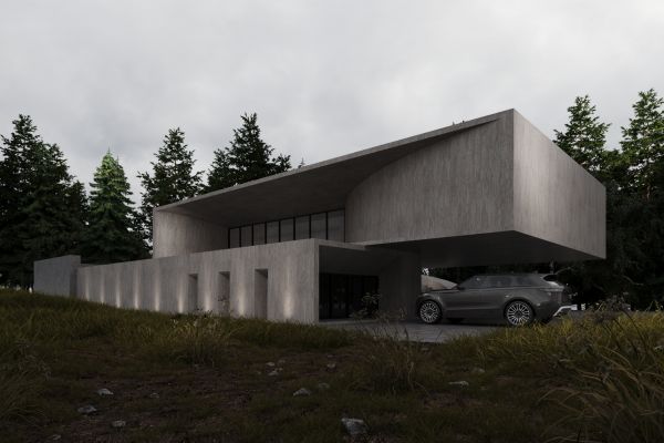 Визуализация экстерьера