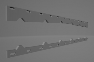 Резак для гильотины по металлу для резки профильного настила