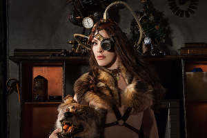 Steampunk. Съемка для art-fashion дизайнера Юджин Назаровой