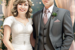 Портрет на заказ к свадебному торжеству