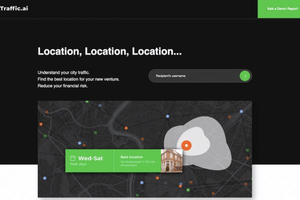 Foottraffic. Лендинг.