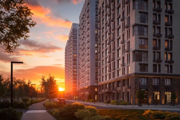 Видеоролик с оживлёнными сценами для застройщика