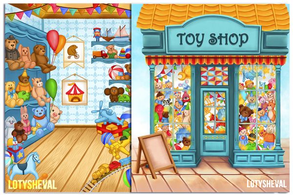 Иллюстрации для детского фотоальбома