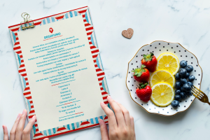 Меню завтраков ресторана "Волга" в Валенсии