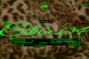 Интернет магазин для бренда street wear одежды Eather.04