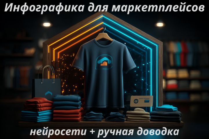 Инфографика для маркетплейсов: нейросети + ручная доводка до идеала - 5545182
