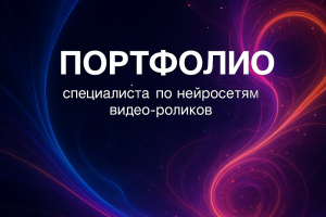 Портфолио специалиста по нейросетям видео-роликов
