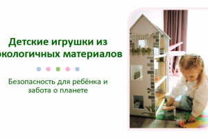 Презентация "Детские игрушки из экологичных материалов"
