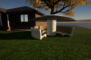 МАФ. Беседка осенний гриб.