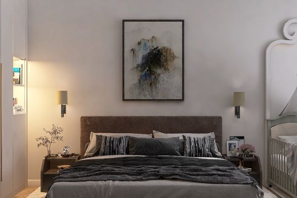 Дизайн проект «Светлый баланс» Спальня 25 м2