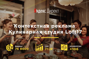 Контекст для кулинарной студии Loft17