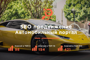 SEO для автопортала