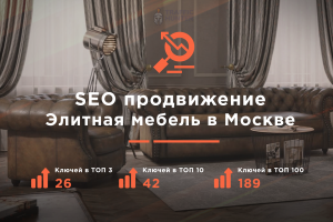 SEO для элитной мебели в Москве