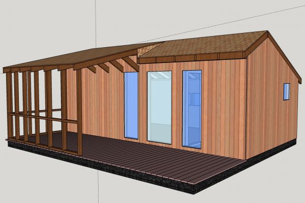 Домик для загородного отдыха