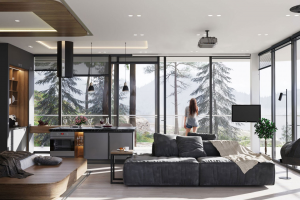 Дизайн интерьера модульного дома